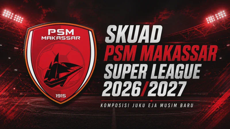 Skuad PSM Makassar Super League 2026/2027: Daftar Pemain Lokal, Asing, dan Pelatih Terbaru