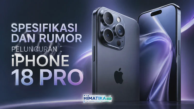 Spesifikasi dan Rumor Peluncuran iPhone 18 Pro Terkini 2026