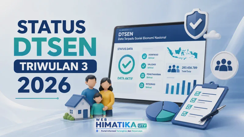 Status DTSEN Triwulan 3 2026: Hasil Pemutakhiran Kemensos
