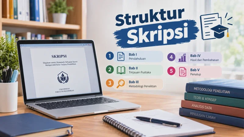 Struktur Skripsi: Panduan Lengkap Bagian dan Urutan Bab yang Benar