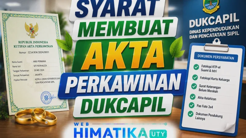 Syarat Membuat Akta Perkawinan Dukcapil Resmi: 100% Gratis!