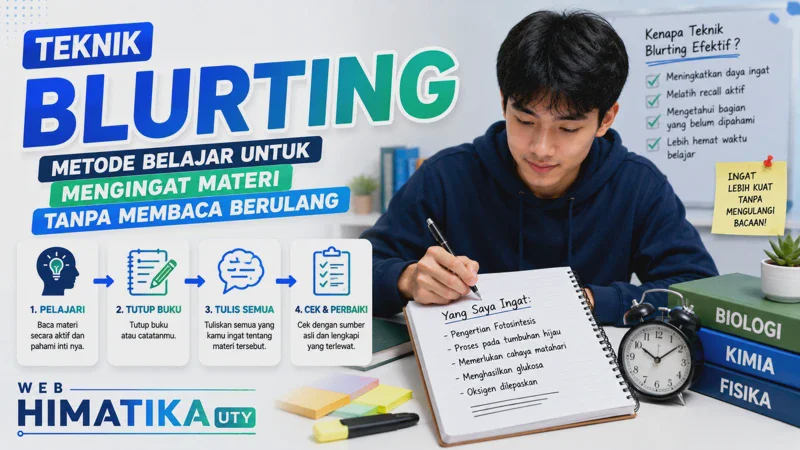 Teknik Blurting: Metode Belajar untuk Mengingat Materi Tanpa Membaca Berulang