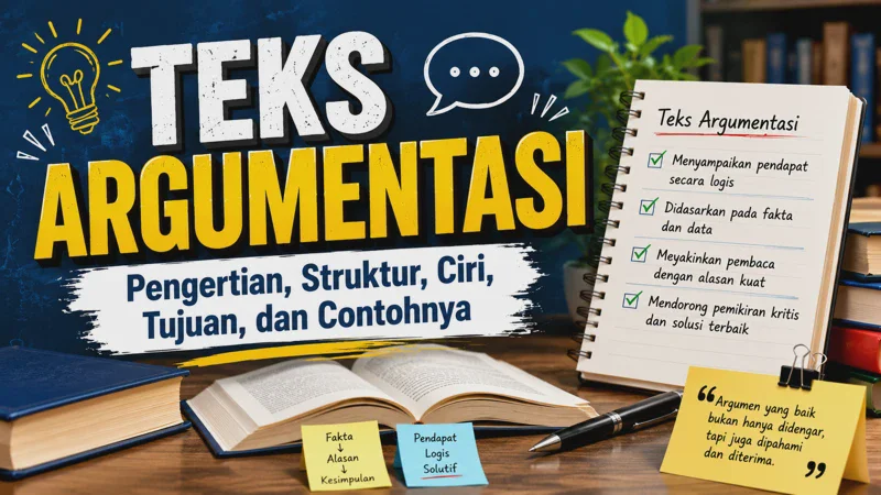 Teks Argumentasi: Pengertian, Struktur, Ciri-Ciri, Tujuan, Jenis, dan Contohnya